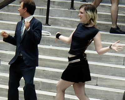 Event on the steps of the New York Public Library, Main Branch (by Bryant Park)
