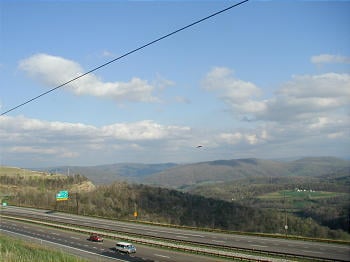 Road in the daytime.
