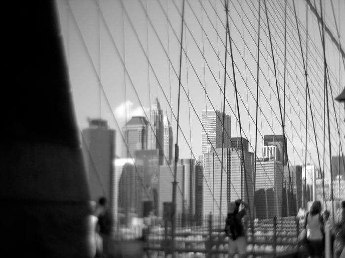 Brooklyn Bridge (blurry)