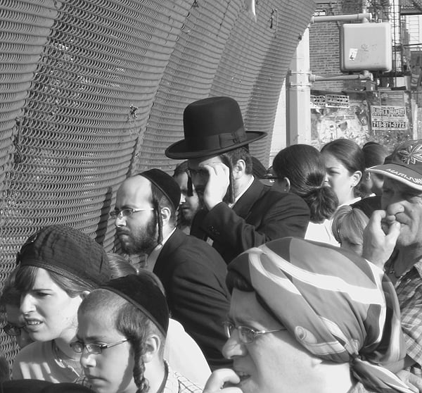 Overturned car, Williamsburg, Brooklyn