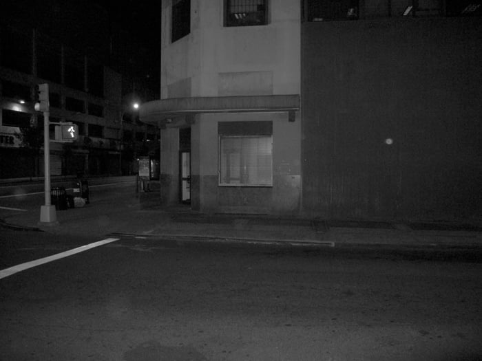 Corner at night