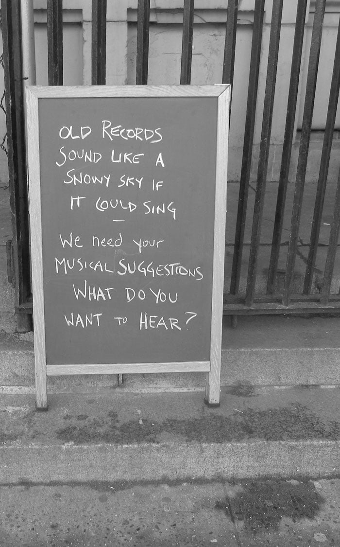 Old records sound like