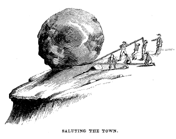 [Image: Saluting the Town, March 1854]
